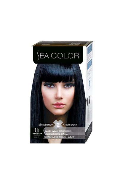 Sea Color Set Boya 1 1 Mavi Siyah Trendyol