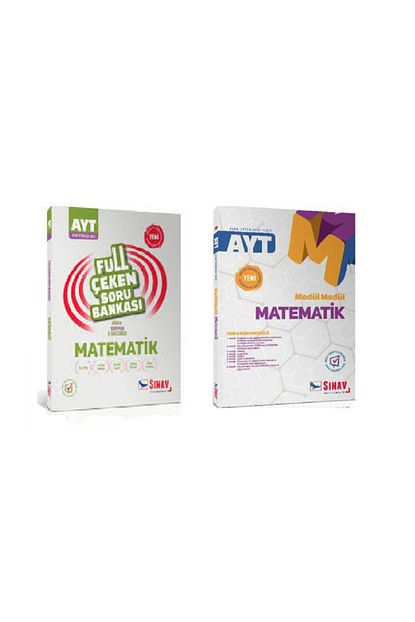 Sinav Yayinlari Ayt Matematik Full Modul Soru Bankasi 2 Kitap Trendyol