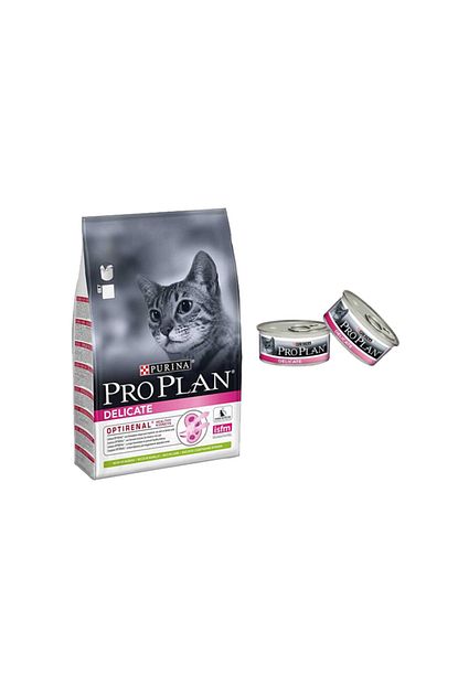 Purina Pro Plan Pro Plan 3 Kg Delicate Hindili Ve Pirincli Kedi Mamasi 2 Adet Delicate Konserve Trendyol