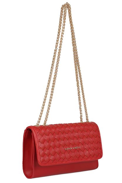 Laura Ashley Kadin Zincirli Omuz Cantasi Kirmizi Trendyol