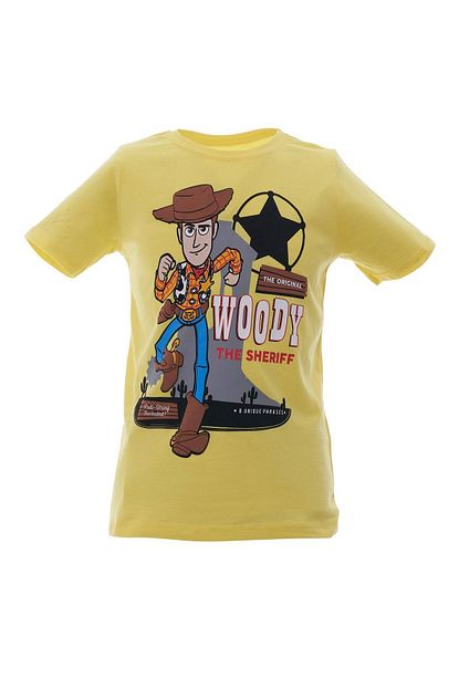 Acarkids Erkek Cocuk Tisort Woody Baskili T Shirt 5 8 Yas Sari Trendyol