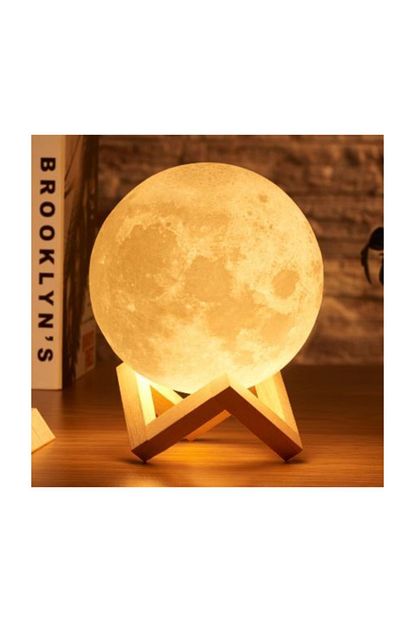 bonj moonlight sarjli 3d ay isigi lamba