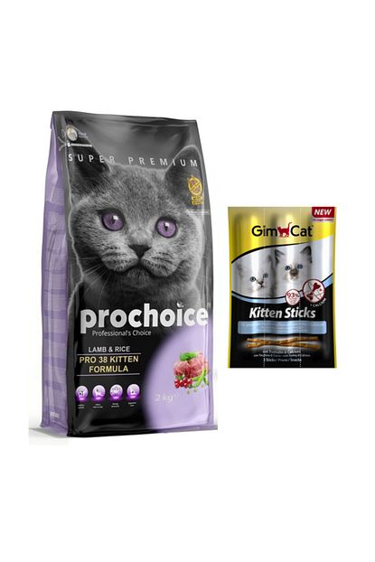 Pro Choice Kuzulu Yavru Kedi Mamasi 2 Kg Hindili Yavru Kedi Odul Cubuklari 1 Paket 3x3 Gr Trendyol