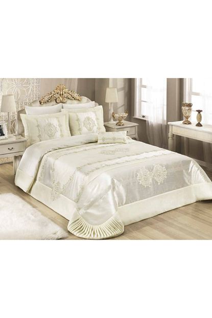 Royal Home Elizabeth Yatak Ortusu Cift Kisilik 4 Parca Trendyol