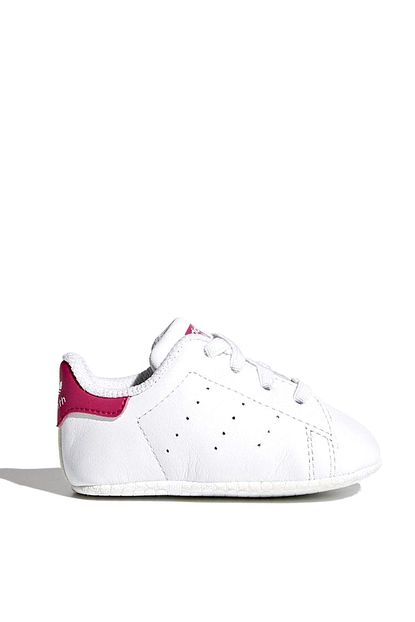 Adidas Beyaz Pembe Kiz Bebek Patik Ayakkabi Stan Smith Crib Trendyol