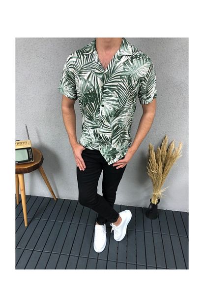 Ers Style Erkek Cicekli Gomlek Trendyol