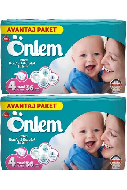 Onlem Bebek Bezi 4 Beden Maxi 72 Adet Trendyol