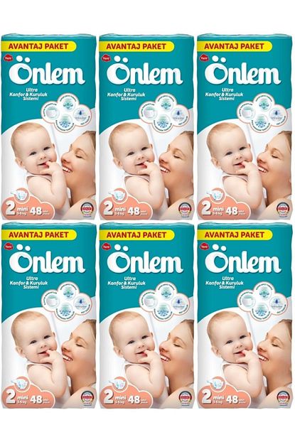 Onlem Bebek Bezi 2 Beden Mini 288 Adet Trendyol