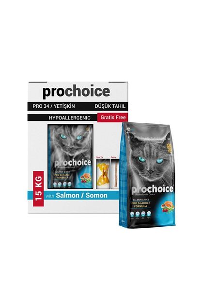 Pro Choice Prochoice Pro 34 Adult Salmon Somonlu Kedi Mamasi 15 Kg Trendyol