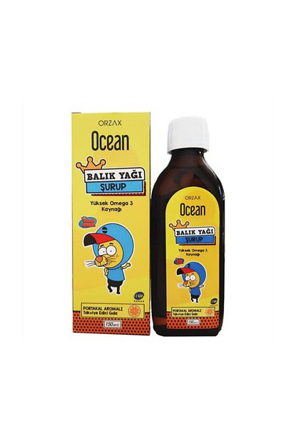 Ocean Orzax Ocean Balik Yagi Portakal Aromali Omega3 Kral Sakir 150 Ml Trendyol