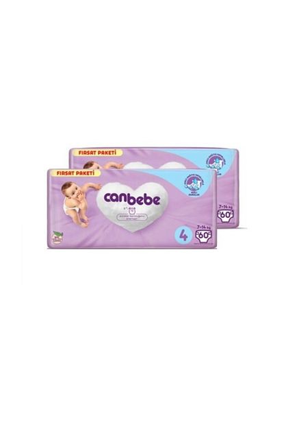 Canbebe Bebek Bezi 4 Beden 60 2 120 Adet Trendyol