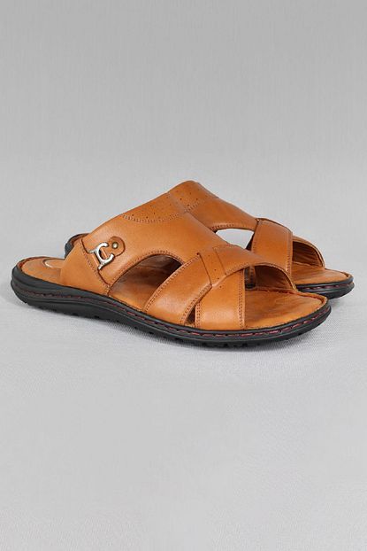 Cz London Hakiki Deri Erkek Buyuk Numara Terlik Casual Trendyol