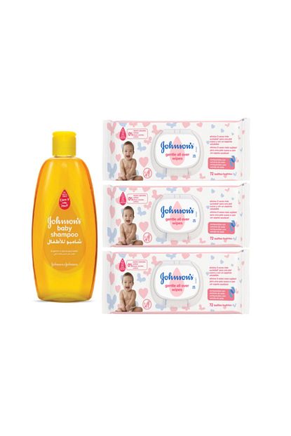 Johnson S Baby Bebek Sampuani 500 Ml Islak Mendil Alkolsuz 72 Li Kapakli X 3 Paket Trendyol