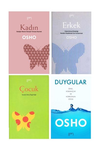 Ganj Yayinlari Osho Super Set 4 Lu Kadin Erkek Cocuk Duygular Trendyol