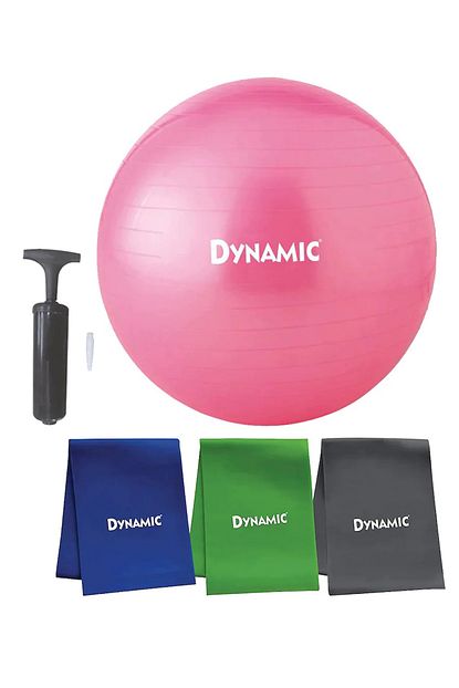 Dynamic 2 Pilates Seti Topu 65 Cm 3 Lu Pilates Bandi Trendyol