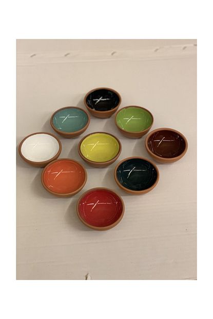 Guray Kucuk Naturel Ici Renkli Kahvaltilik Sosluk Recellik Kaseler Trendyol