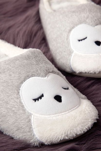 English Home Owl Wellsoft Bayan Ev Terligi 39 41 Gri Trendyol