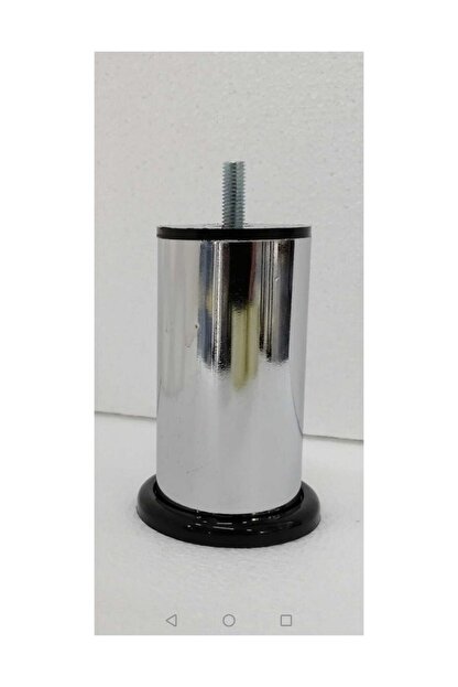 Cam Menfezcim 4 Adet 8 Cm Metal Baza Ayagi Vidali Metal Krom Ayak 8 Cm 8 Metrix Trendyol
