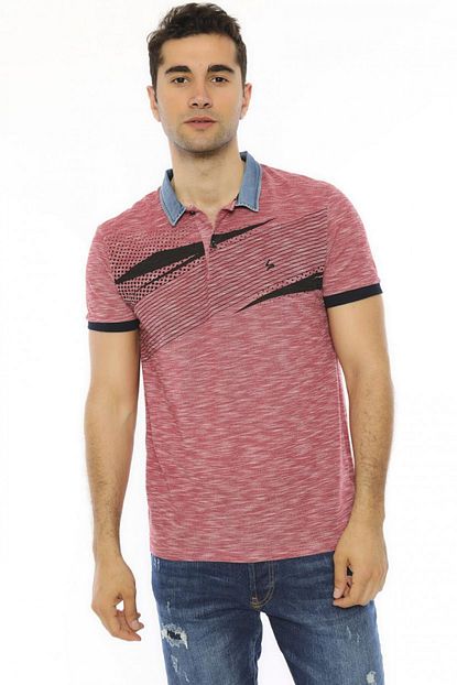 Louis Park Buyuk Beden Pike Polo Jean Yaka Erkek Tisort 19ly544 36 Trendyol