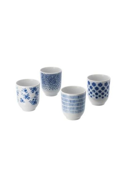 Deneme Zamani Ikea Entusiasm Bardak Seti Mavi Beyaz Trendyol