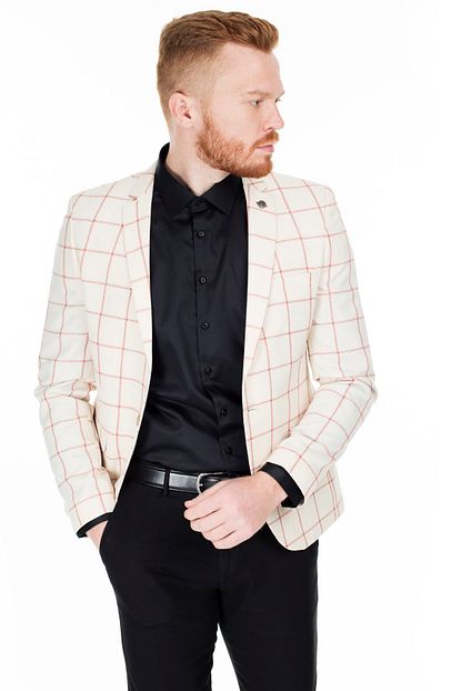 Frappoli 6 Drop Tek Yirtmacli Slim Fit Ceket Erkek Ceket 2163259 Trendyol