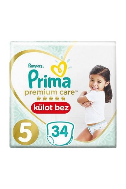 Prima Premium Care Kulot Bebek Bezi 5 Numara Junior 34 Adet 12 17 Kg Trendyol