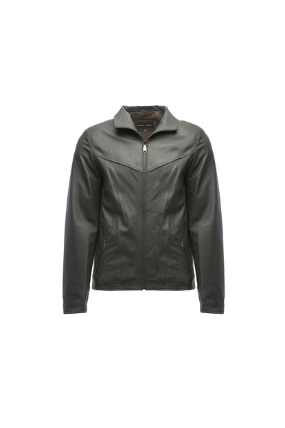 Kemal Tanca Hakiki Deri Yesil Erkek Deri Mont 303 791 Erk Dr Ceket Y19 Trendyol