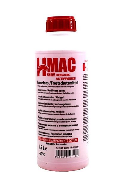 H Mac G12 Organik Kirmizi Antifriz 40 Derece 1 5 Lt Trendyol
