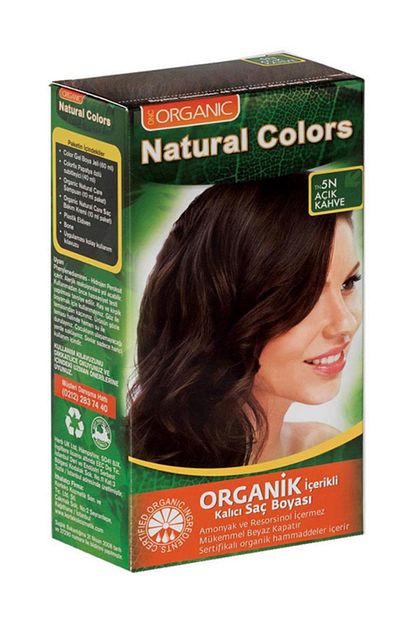 Organic Natural Colors 5n Acik Kahve Organik Sac Boyasi 8681085503109 Fiyati Yorumlari Trendyol