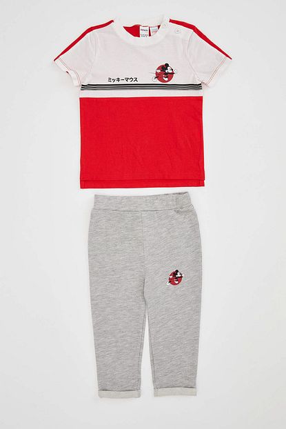Defacto Erkek Bebek Mickey Mouse Lisansli Alt Ust Takim Trendyol