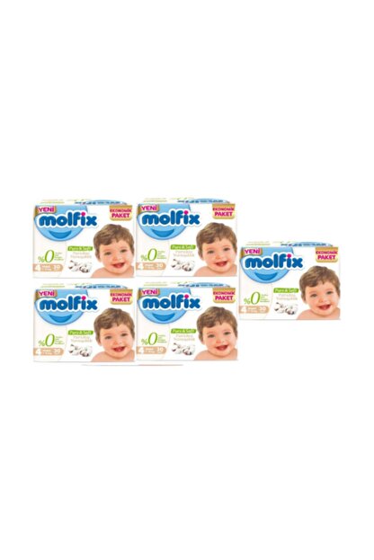 Molfix Pure Soft Ekonomik 4 Beden 7 14kg Maxi 150 Adet Bebek Bezi Trendyol