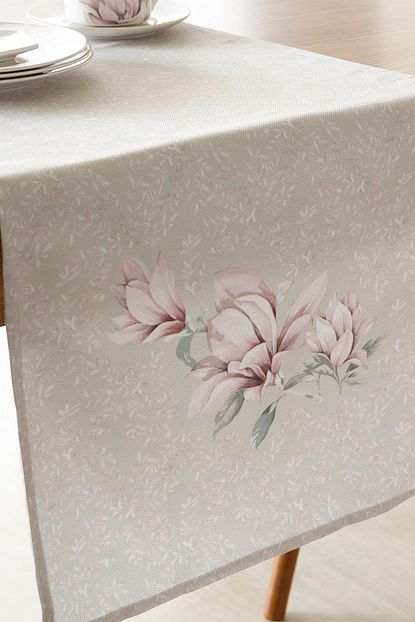 English Home Magnolia Dikdortgen Runner 40x150 Cm Pembe Yesil Trendyol