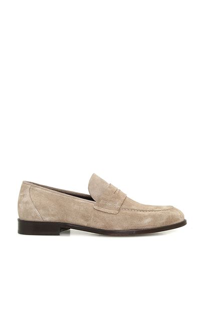 George Hogg Hakiki Deri Erkek Vizon Loafer 7004759 Trendyol