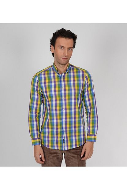 karaca erkek slim fit casual gomlek yesil fiyati yorumlari trendyol