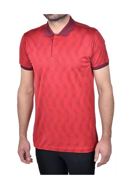 Baggi Erkek Polo Yaka T Shirt Slim Fit Merserize Bordo Trendyol