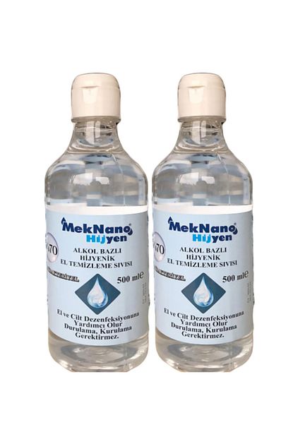 Mekolimited Alkol Bazli El Temizleme Sivisi 500 Ml 2 Adet Trendyol