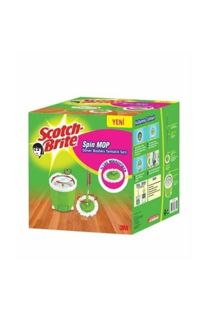 scotch brite spin mop temizlik seti