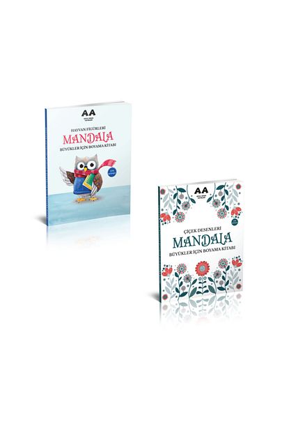 Akilli Adam Yayinlari Akilli Adam Mandala Buyukler Icin Boyama Kitabi 2 Li Set Mandala Boyama Trendyol
