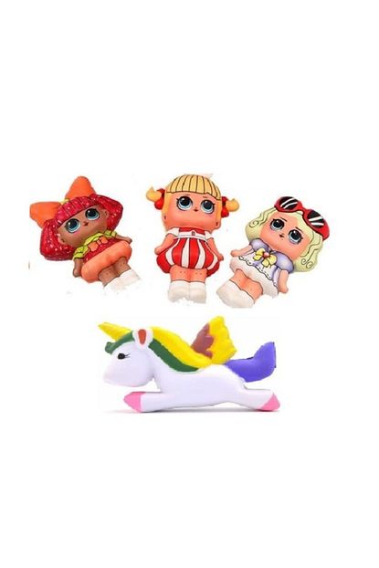 Buldum Lol Bebek Sukusi Oyuncak 3 Adet 1 Adet Unicorn Sukusi Trendyol