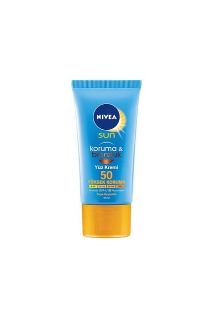 Nivea Sun Koruma Ve Bronzluk Spf50 50 Ml Yuz Icin Gunes Kremi Trendyol