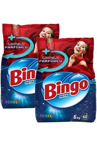 Bingo 2 Adet Matik Toz Camasir Deterjani Renkli 6 Kg Trendyol
