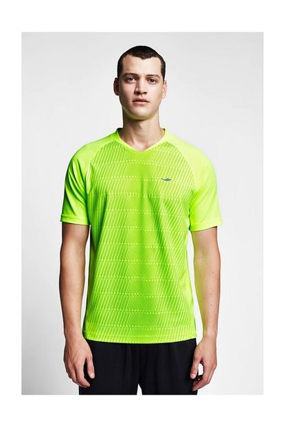 Lescon Erkek Tshirt Neon Sari 20b 1031 Trendyol