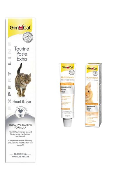 Gimcat Taurine Paste Kalp Ve Goz Sagligi Destekleyici 50gr Multi Vitamin Paste Kedi Macunu 20gr Trendyol