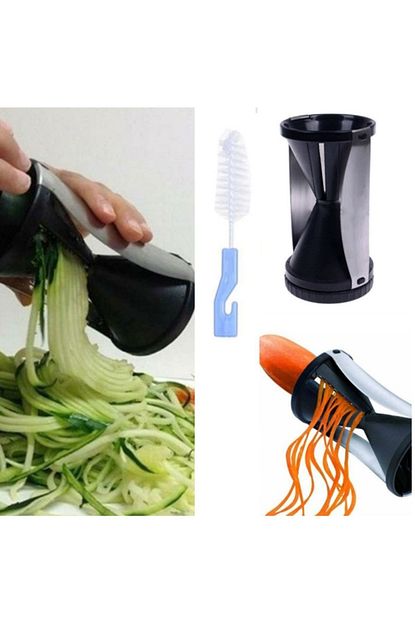 Pazariz Pazariz Spiral Sebze Dograyici Vegetti Slicer Rende Temizleme Fircasi Hediyeli Trendyol