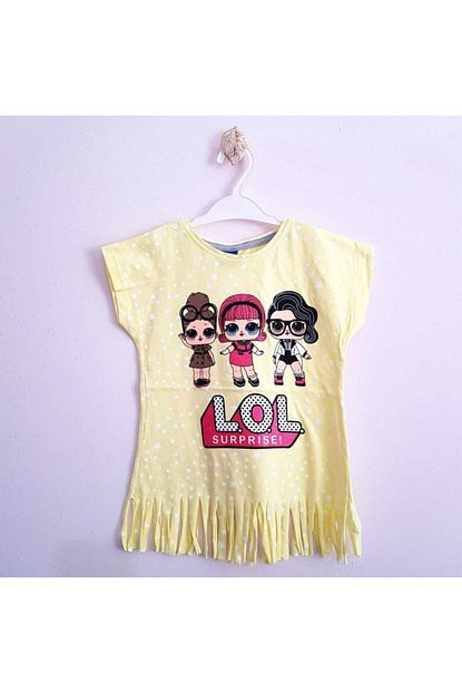 Jelibon Kiz Cocuk T Shirt Lol Bebek Baskili Yazlik Trendyol