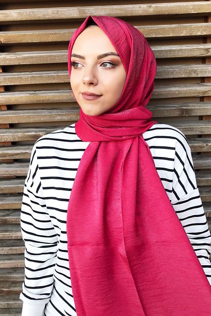 Stella Ilizyon Pamuklu Sal 75x200cm Kirmizi Trendyol