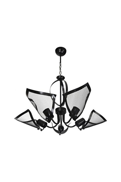 Evasist Kanat Avize Besli Siyah Modern Salon Avize Trendyol