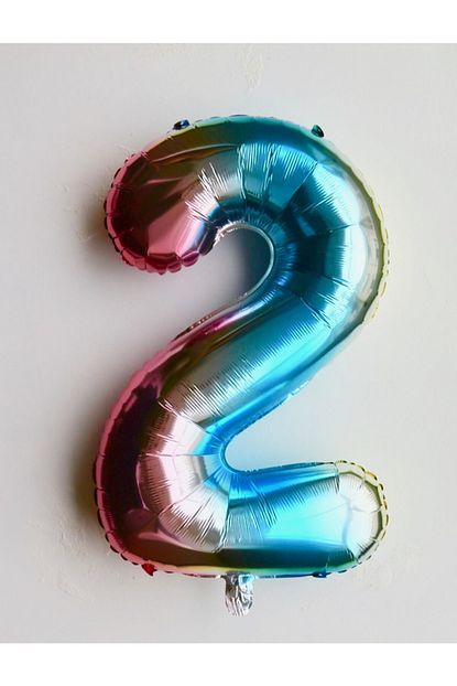 Ohlala Party Unicorn Renkli 2 Rakam Balon Trendyol