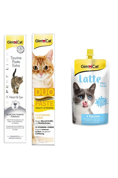 Gimcat Taurine Paste 50gr Duo Paste Peynirli Multi Vitamin 50gr Milk Latte Calcium Sivi Kedi Sutu 200 Ml Trendyol