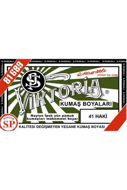 Viktoria 41 Haki Rengi Toz Kumas Boyasi 10 Gr Trendyol